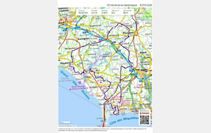 Circuit du 3 mai Yacht club, Les plages, Le Po, Plouharnel, Ste Barbe, Crucuno, St laurent, Kerdonnerh, Belz, St Cado, Vieux passage, Le Magouero, Kerzine, Plouhinec, Merlevenez, Nostang, Landévant, Malachappe, le Poteau, Landaul, Kerstran, Coet Quintin, Ploemel