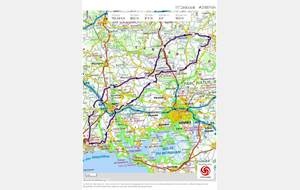 Circuit du 9 aout:  La Trinité, Crach, Auray, Pluneret, Chanticoq, Locqueltas, Plaudren, chapelle de Chaupas, Cadoudal, Plumelec, St Jean Brevelay, Colpo, Grandchamp, Brech, Kestran, Ploemel